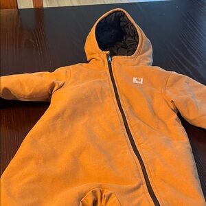 Carhartt Warm Orange Infant Snowsuit